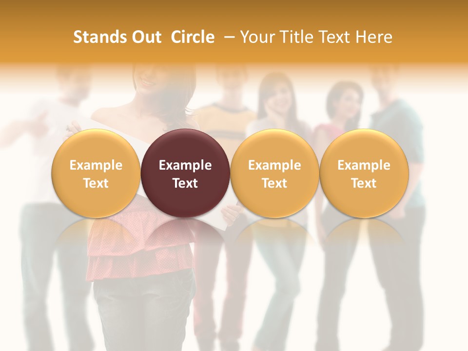 Joy Background Horizontal PowerPoint Template