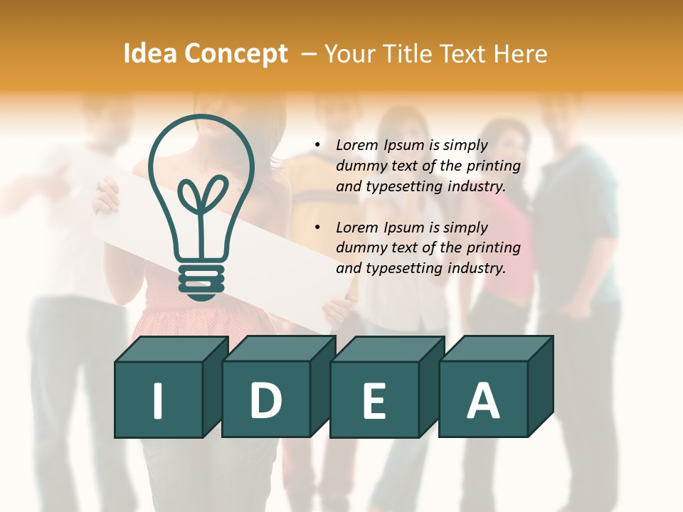 Joy Background Horizontal PowerPoint Template