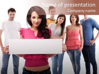 Man Many Young PowerPoint Template