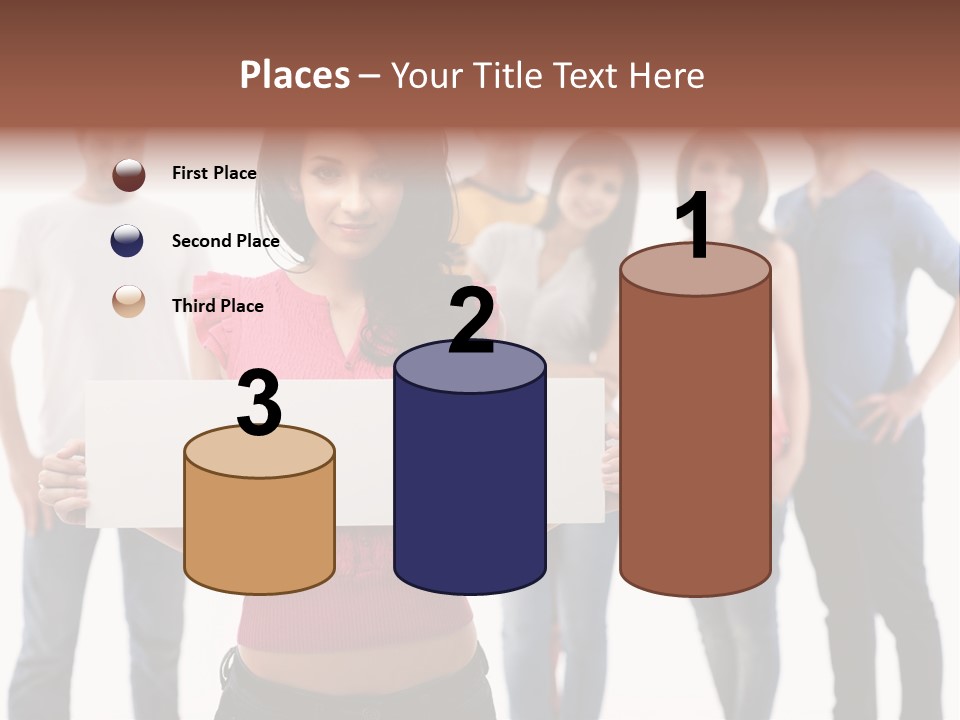 Man Many Young PowerPoint Template