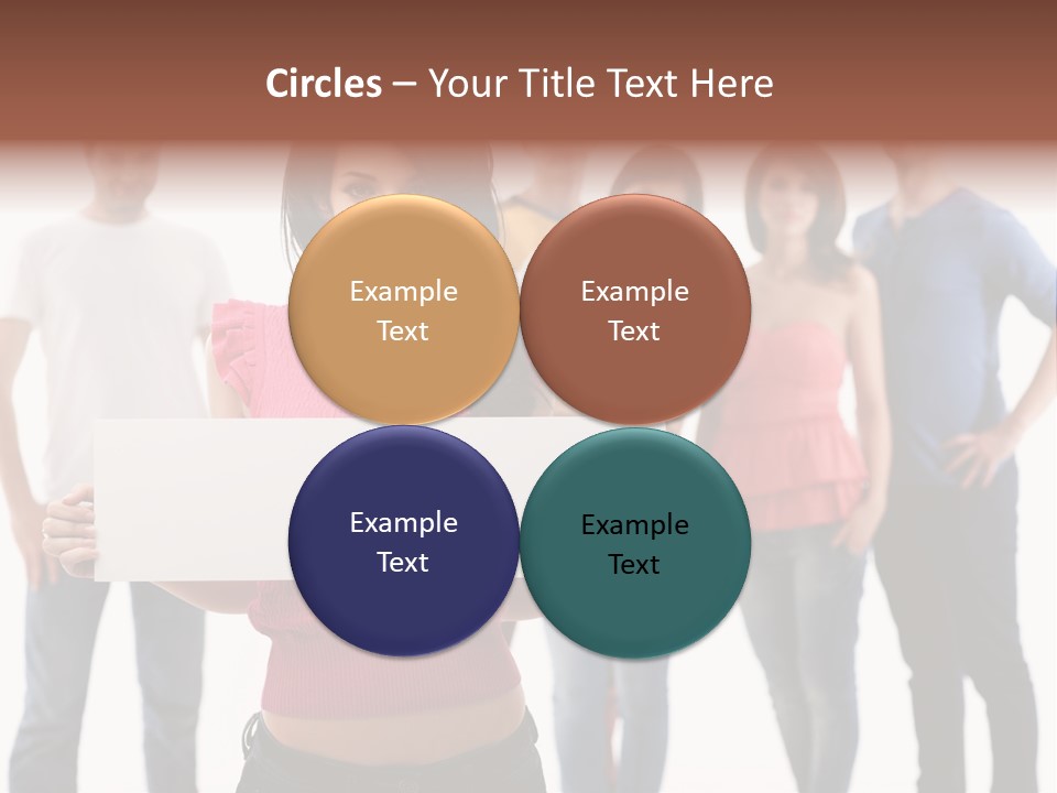 Man Many Young PowerPoint Template