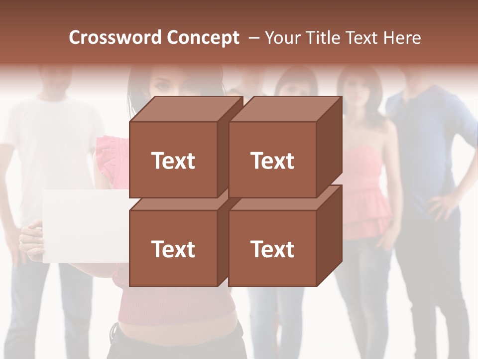 Man Many Young PowerPoint Template