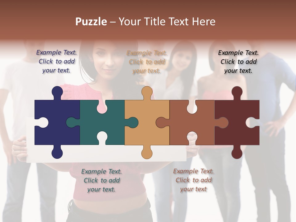 Man Many Young PowerPoint Template