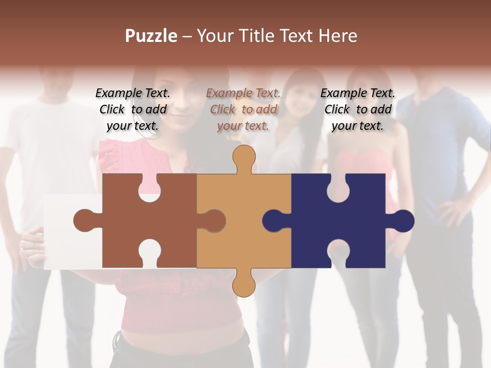 Man Many Young PowerPoint Template