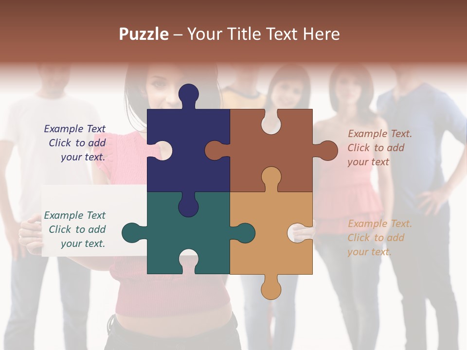 Man Many Young PowerPoint Template