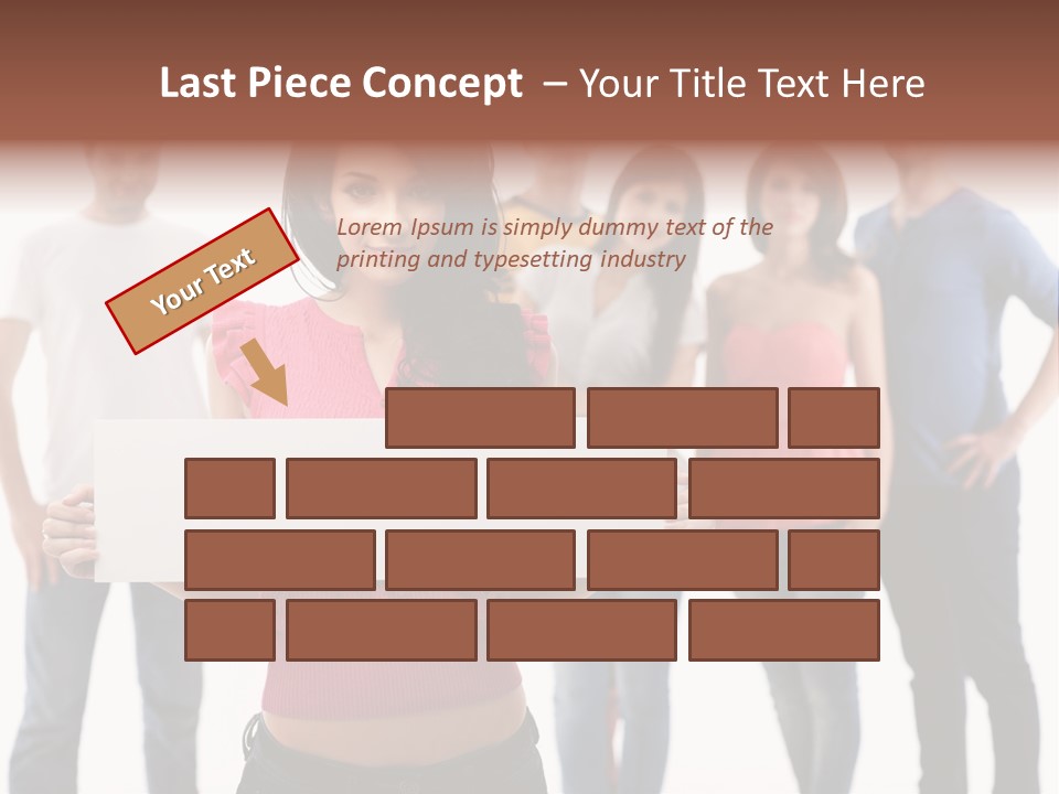 Man Many Young PowerPoint Template