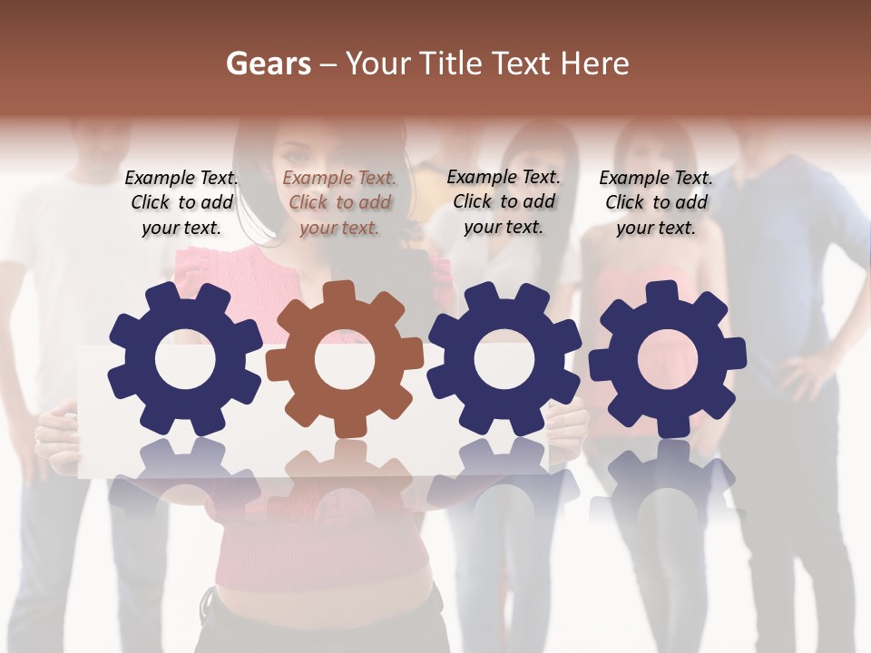 Man Many Young PowerPoint Template