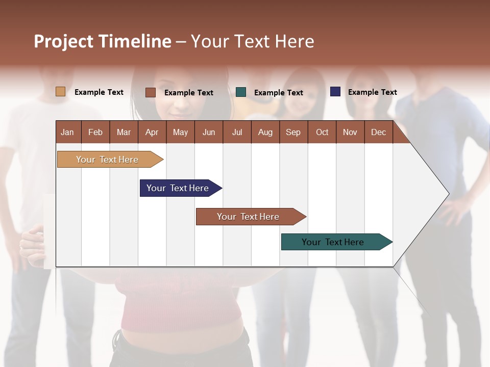 Man Many Young PowerPoint Template