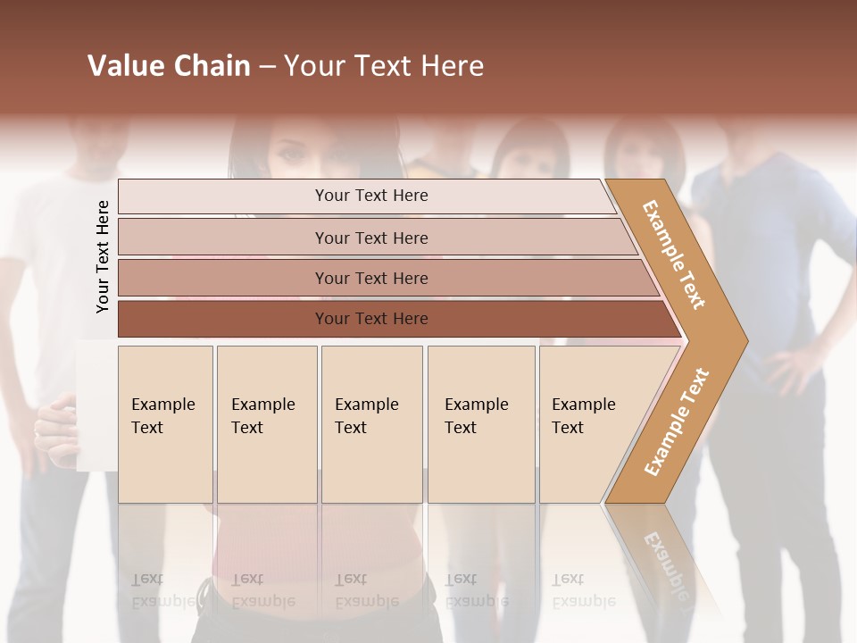Man Many Young PowerPoint Template