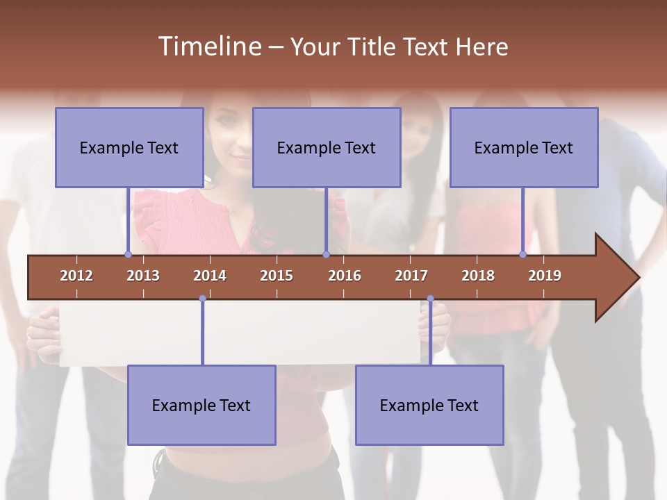 Man Many Young PowerPoint Template
