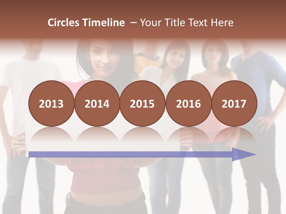 Man Many Young PowerPoint Template