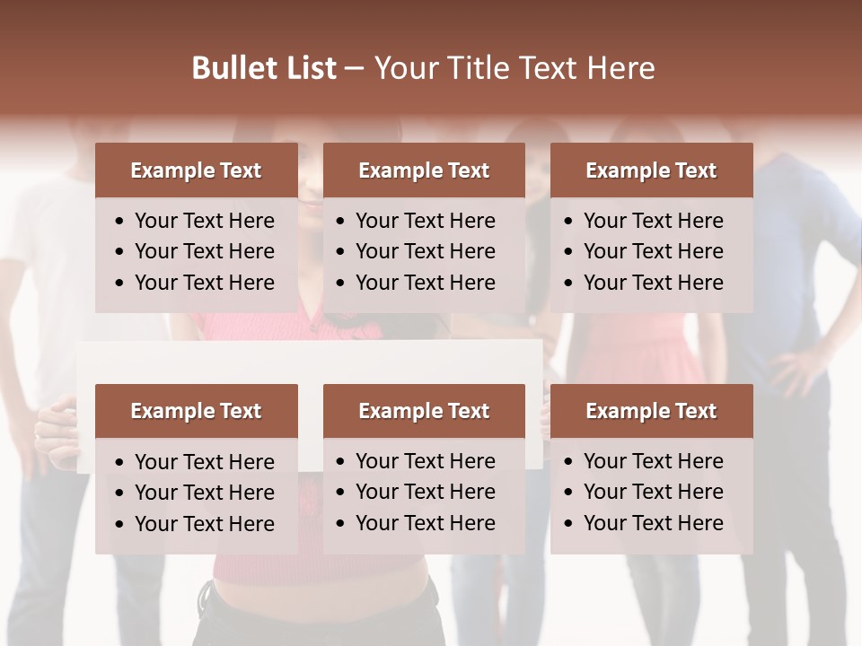 Man Many Young PowerPoint Template