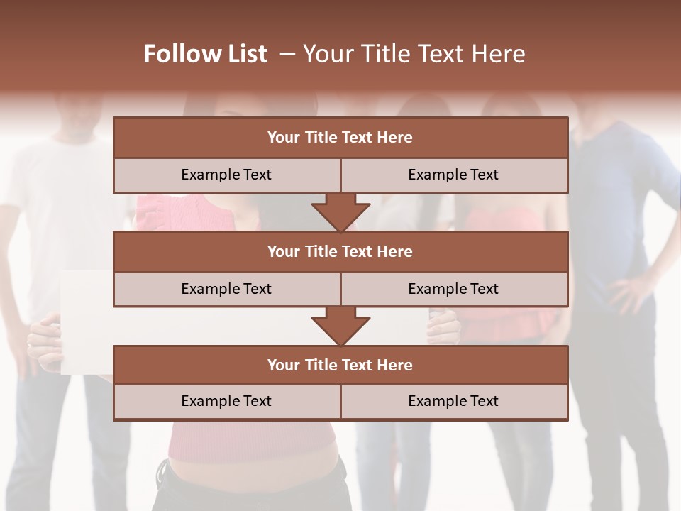 Man Many Young PowerPoint Template