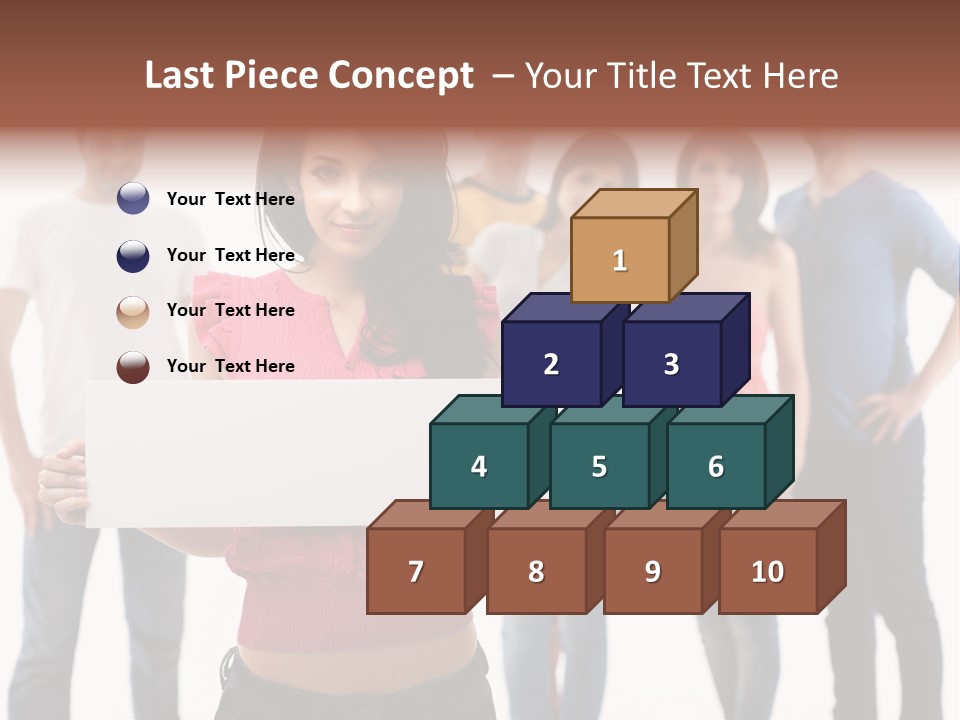 Man Many Young PowerPoint Template