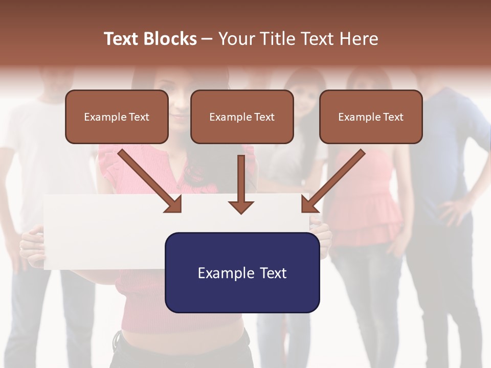 Man Many Young PowerPoint Template