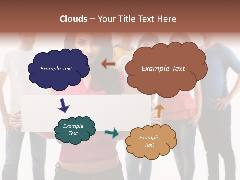 Man Many Young PowerPoint Template