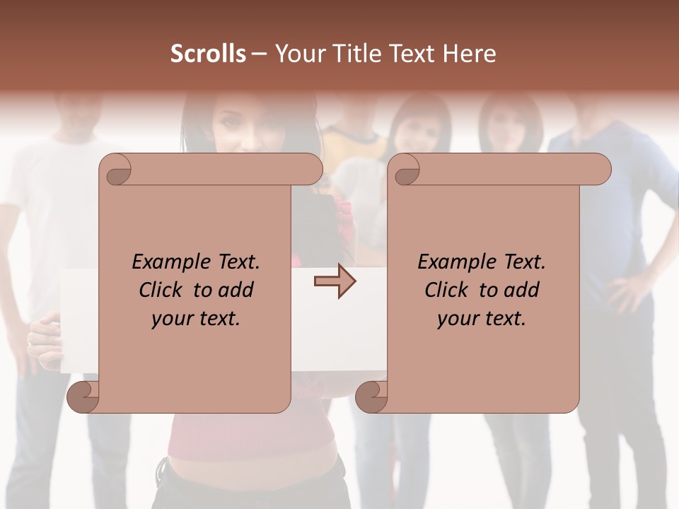 Man Many Young PowerPoint Template