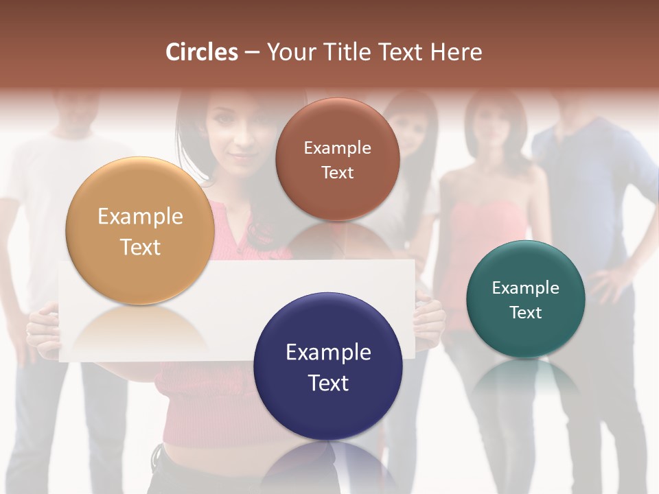 Man Many Young PowerPoint Template