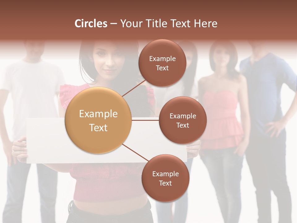 Man Many Young PowerPoint Template