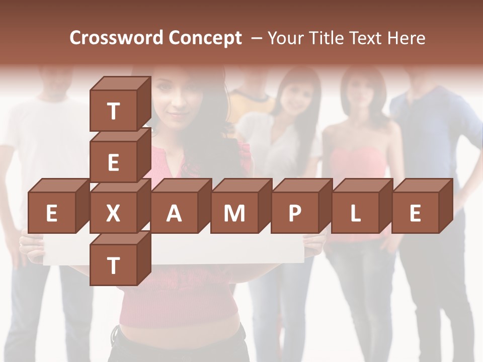 Man Many Young PowerPoint Template