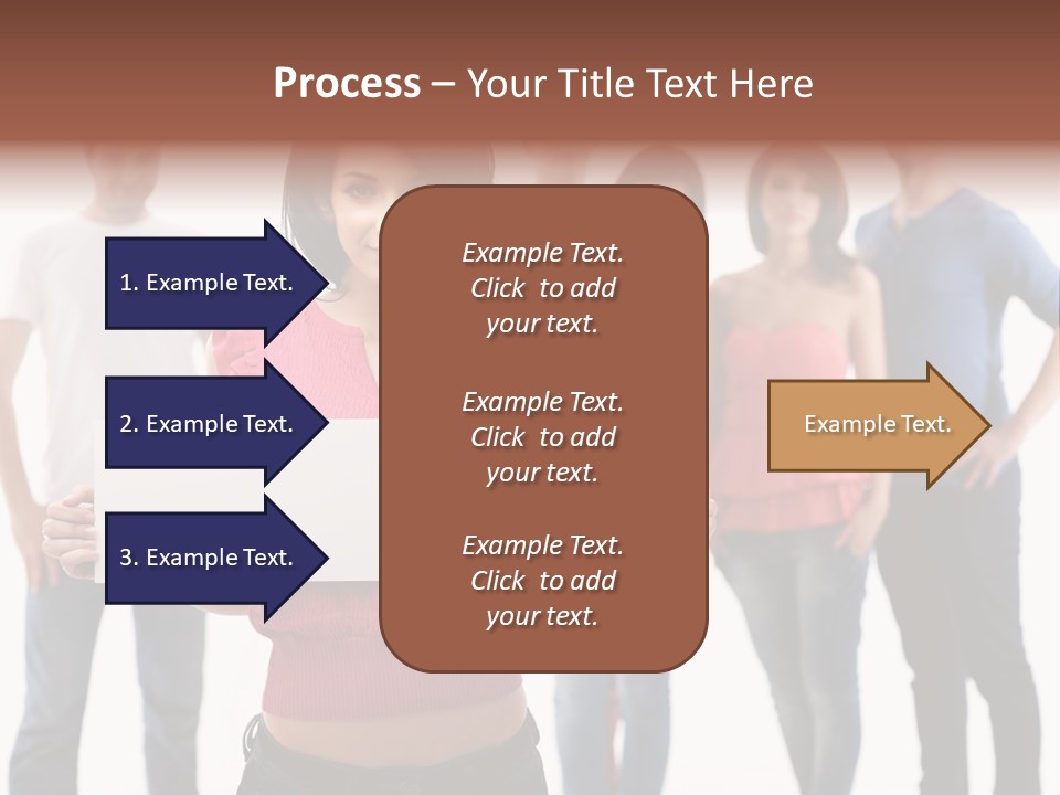 Man Many Young PowerPoint Template