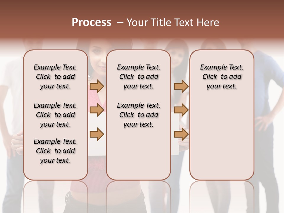 Man Many Young PowerPoint Template