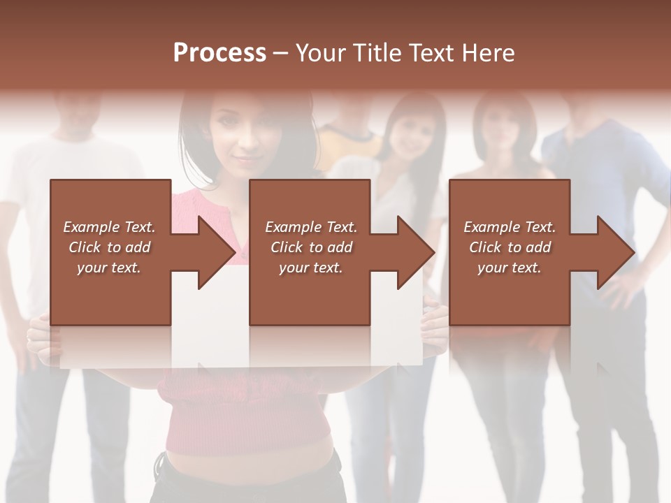 Man Many Young PowerPoint Template
