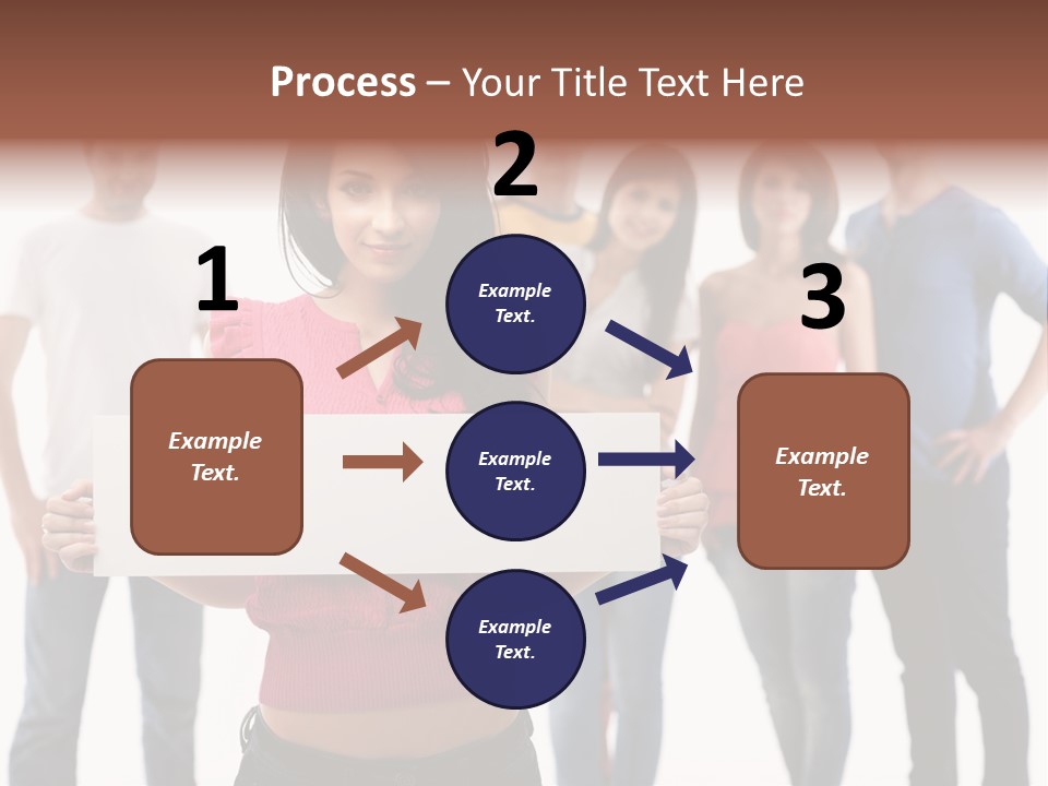 Man Many Young PowerPoint Template