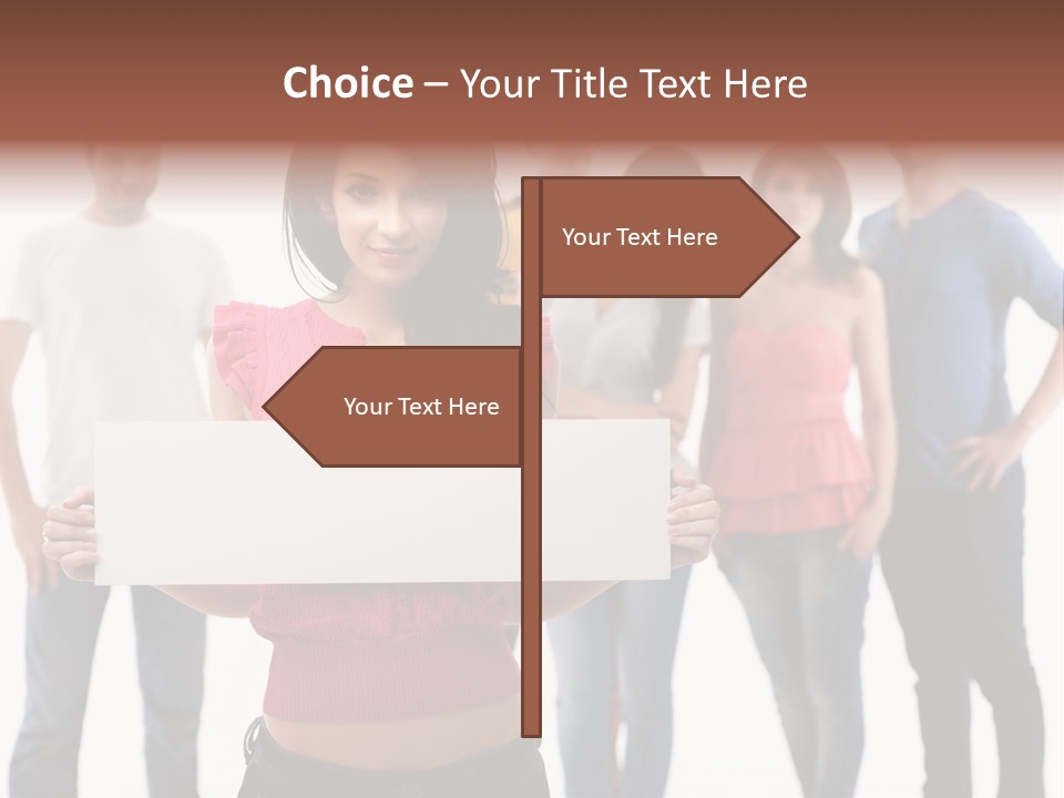 Man Many Young PowerPoint Template