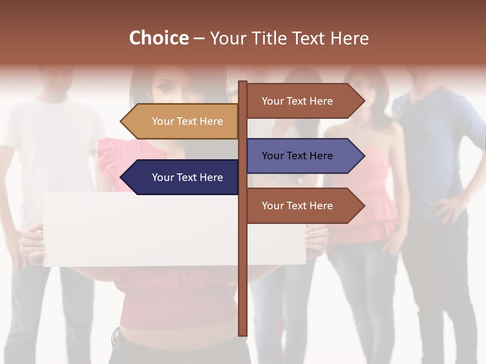 Man Many Young PowerPoint Template