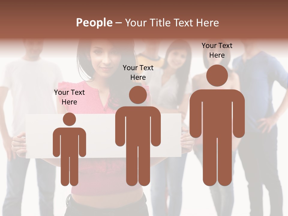 Man Many Young PowerPoint Template