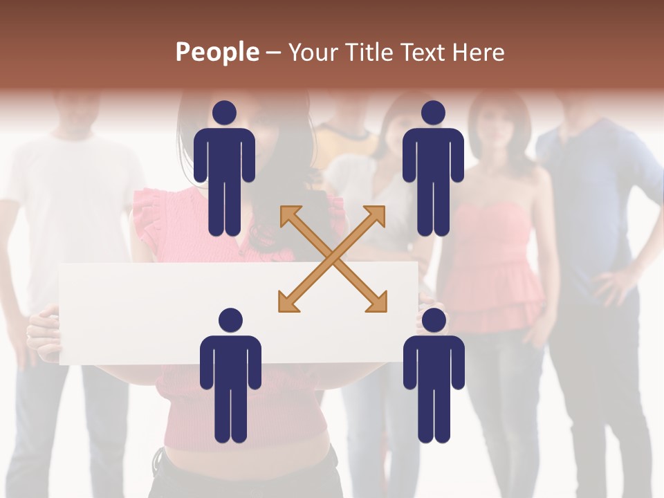 Man Many Young PowerPoint Template