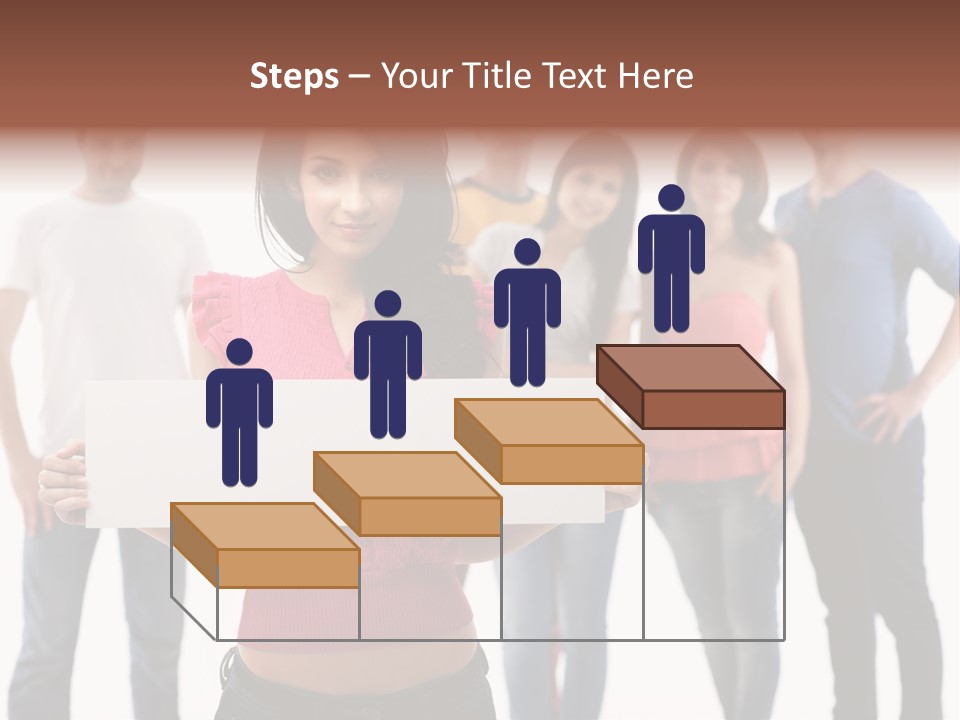 Man Many Young PowerPoint Template