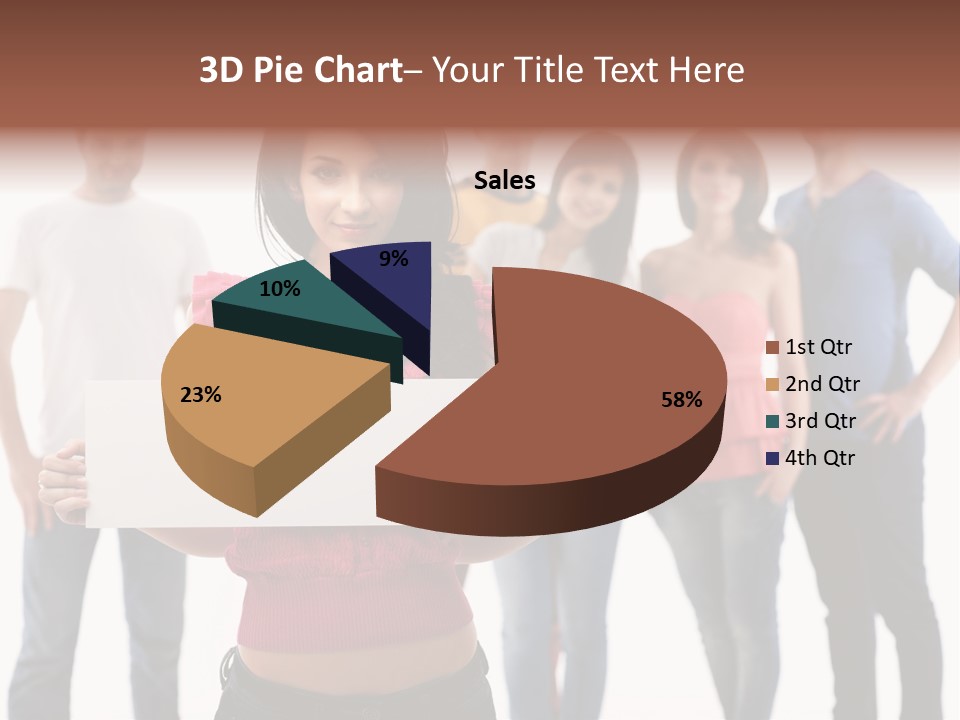Man Many Young PowerPoint Template
