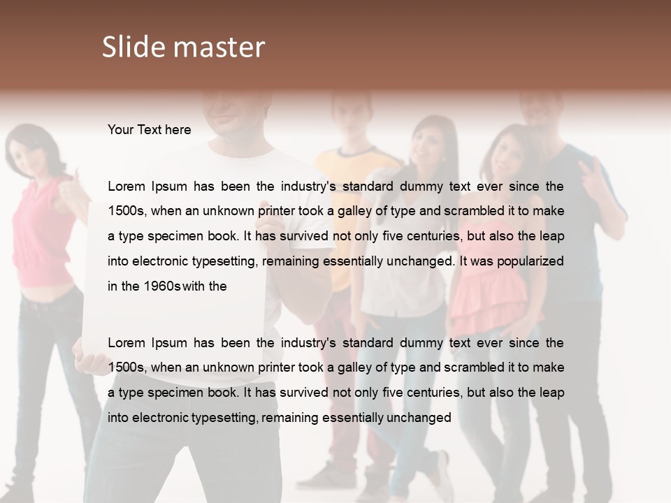 Leadership Casual Good PowerPoint Template