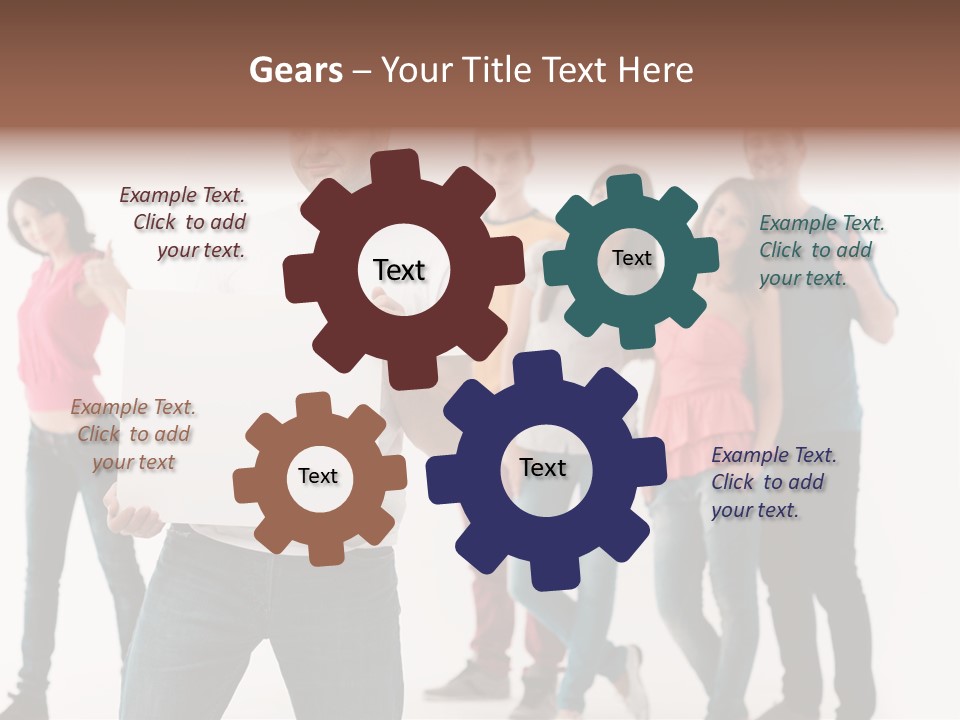 Leadership Casual Good PowerPoint Template