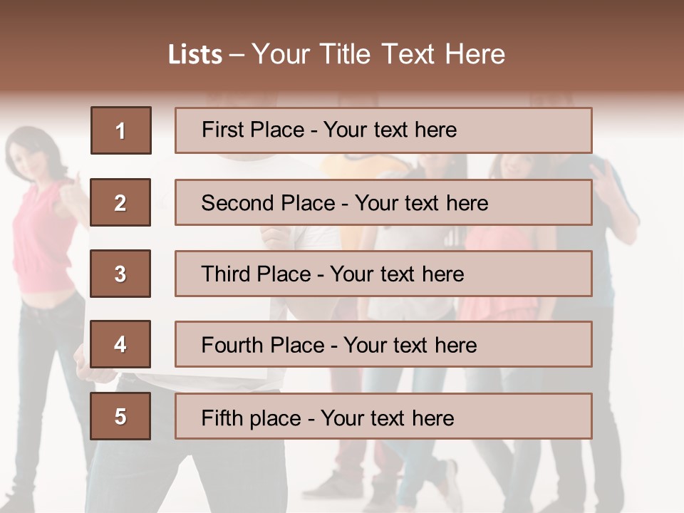 Leadership Casual Good PowerPoint Template