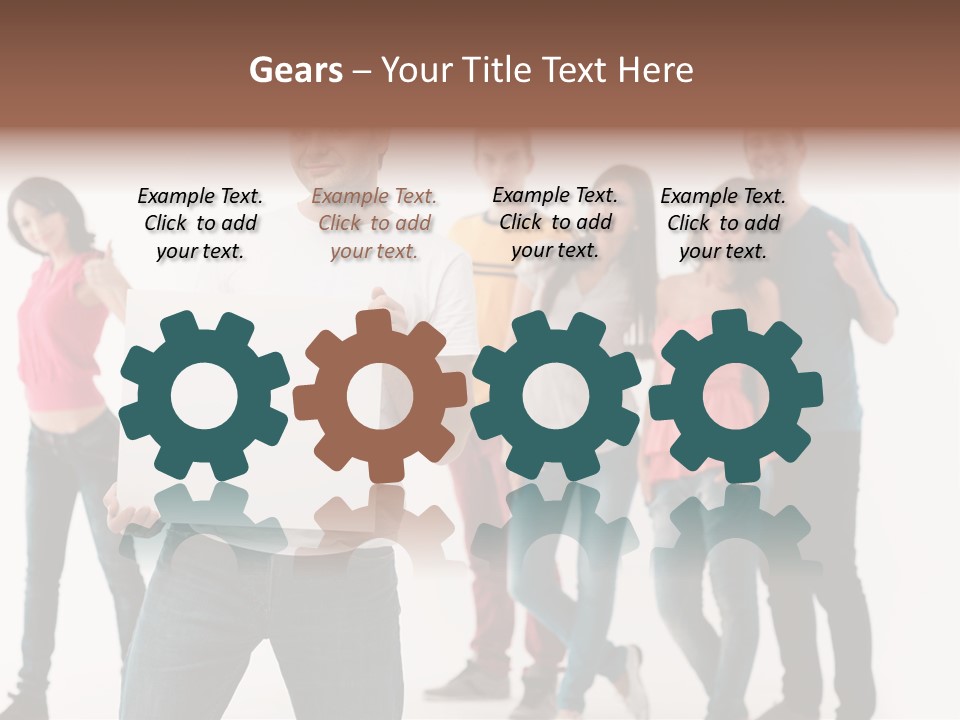 Leadership Casual Good PowerPoint Template
