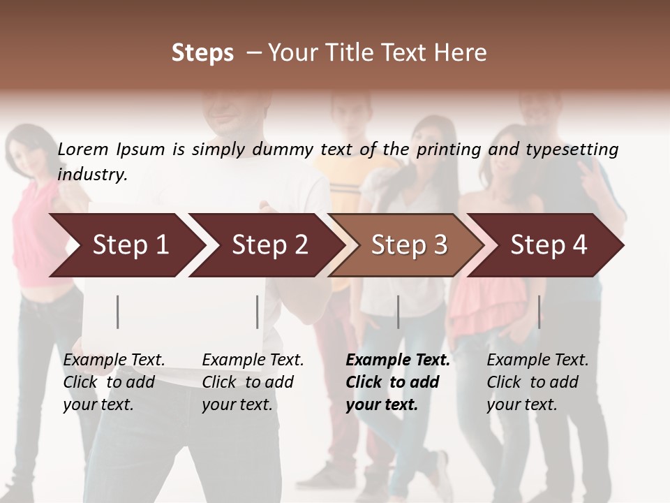 Leadership Casual Good PowerPoint Template
