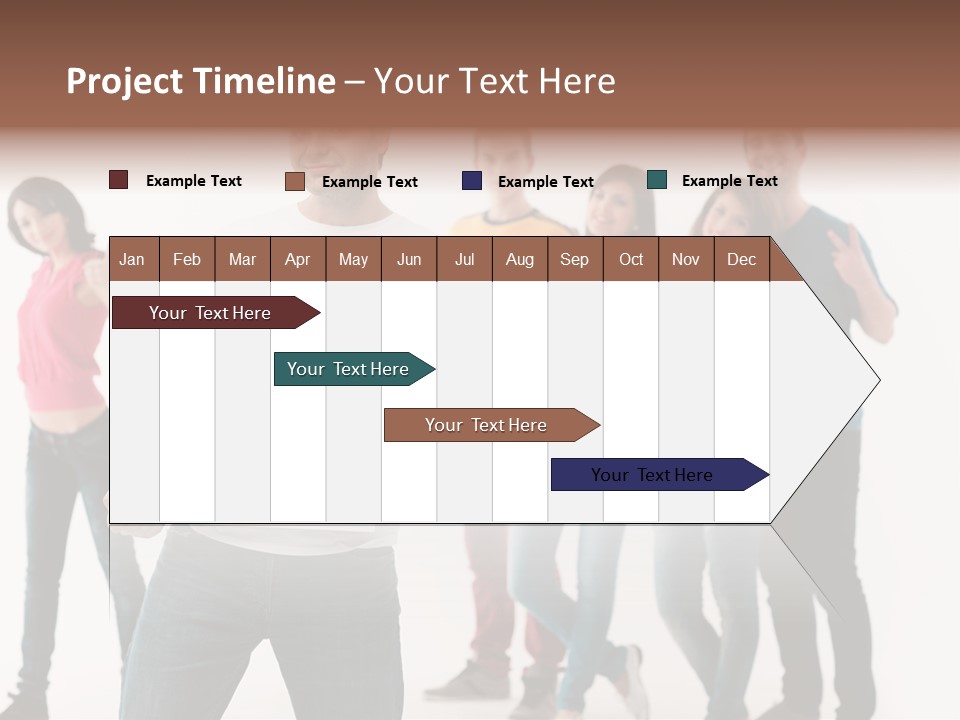 Leadership Casual Good PowerPoint Template