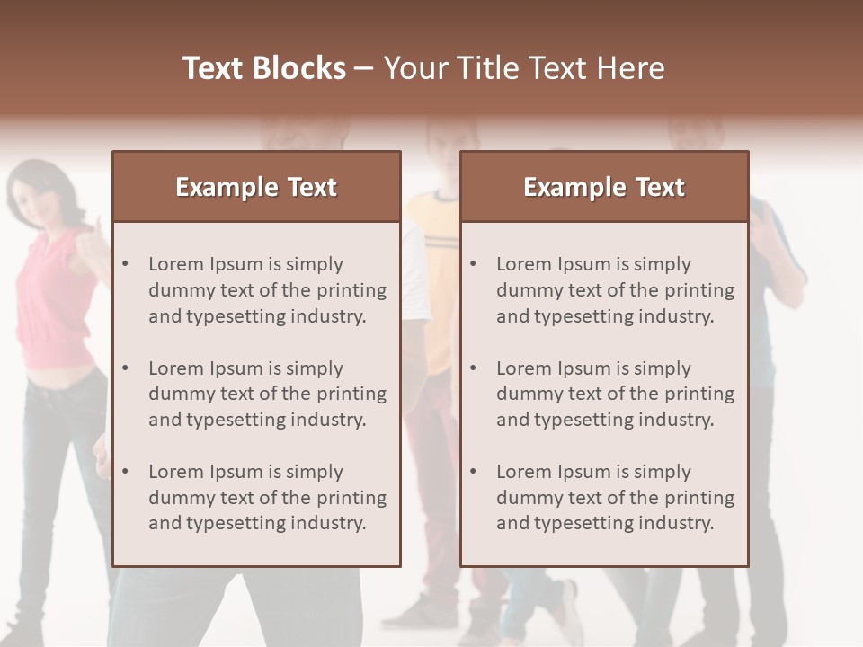 Leadership Casual Good PowerPoint Template
