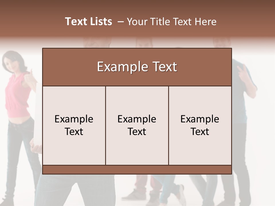 Leadership Casual Good PowerPoint Template