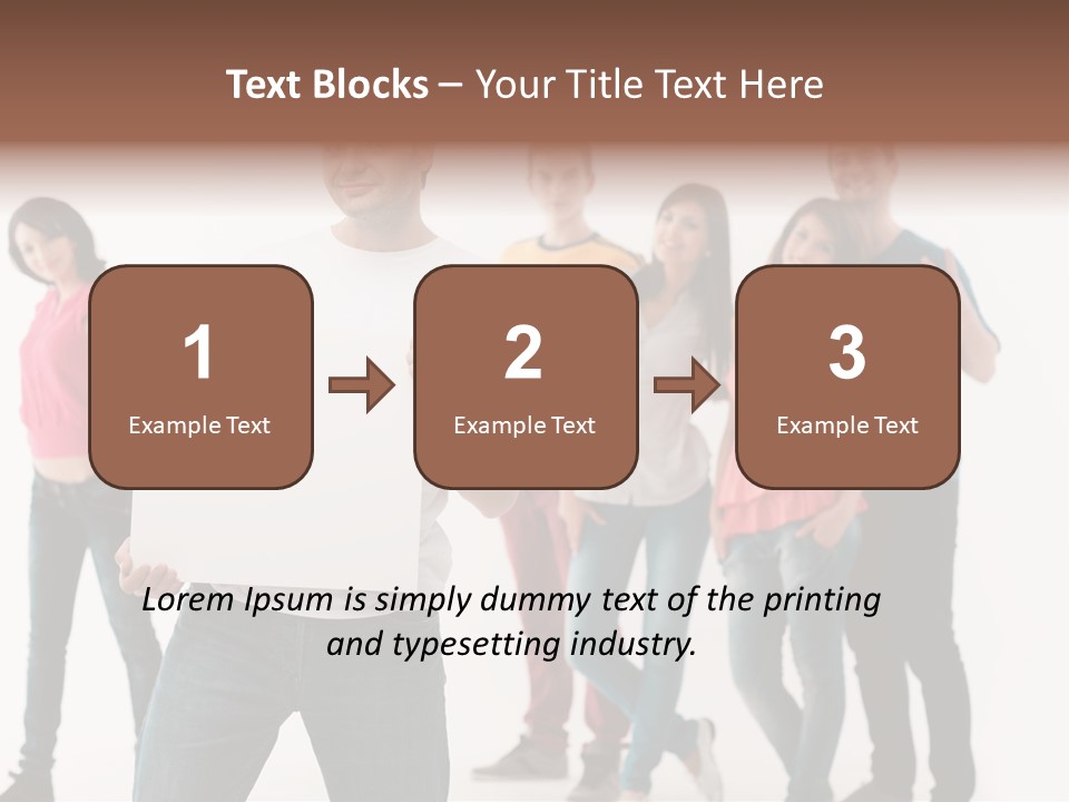 Leadership Casual Good PowerPoint Template