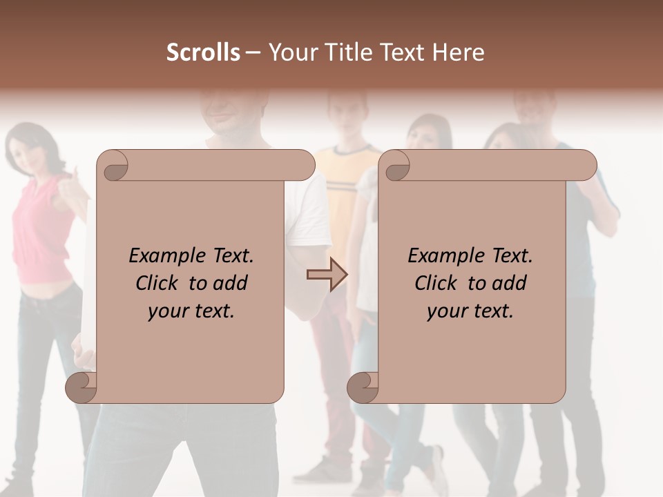Leadership Casual Good PowerPoint Template