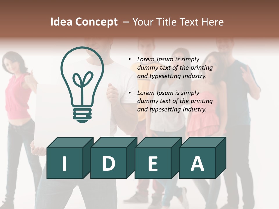 Leadership Casual Good PowerPoint Template