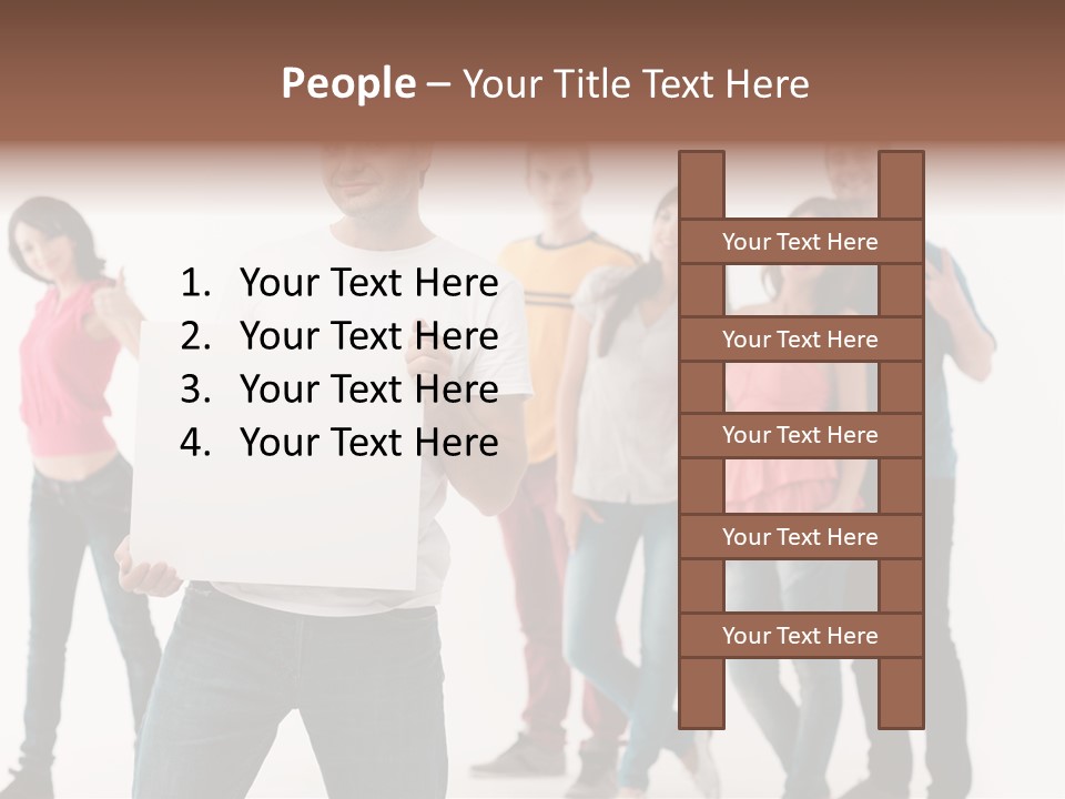 Leadership Casual Good PowerPoint Template