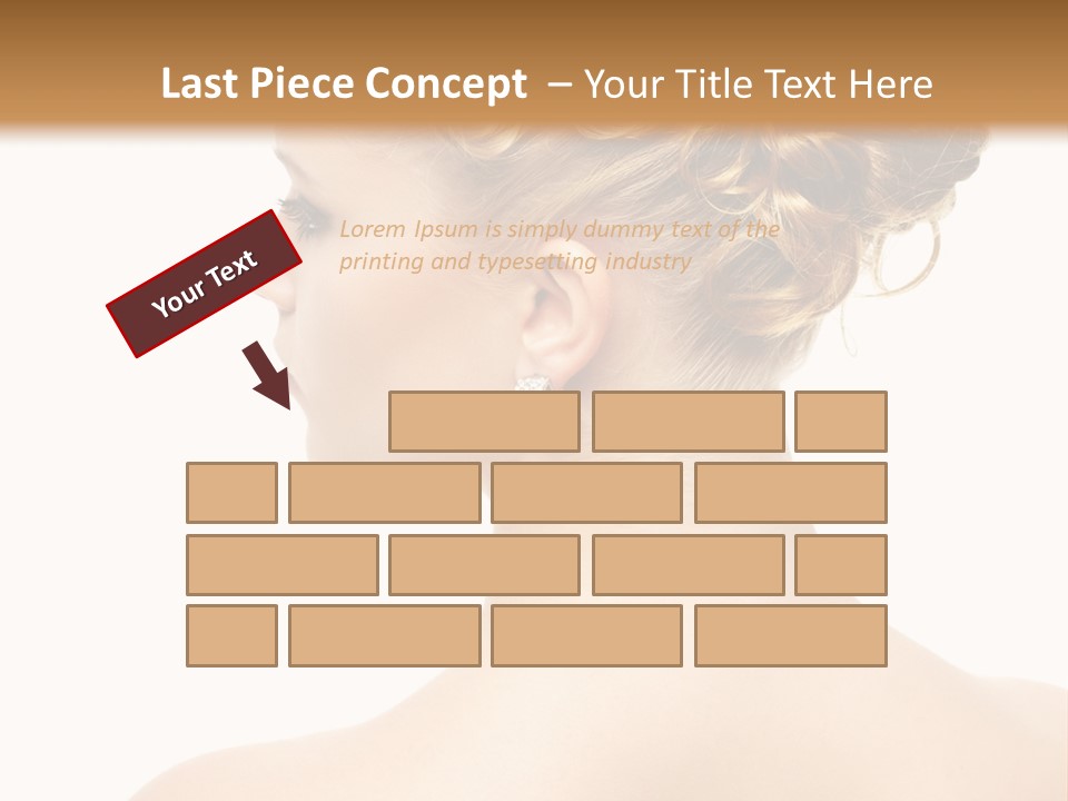 Sexy  Hairdo PowerPoint Template