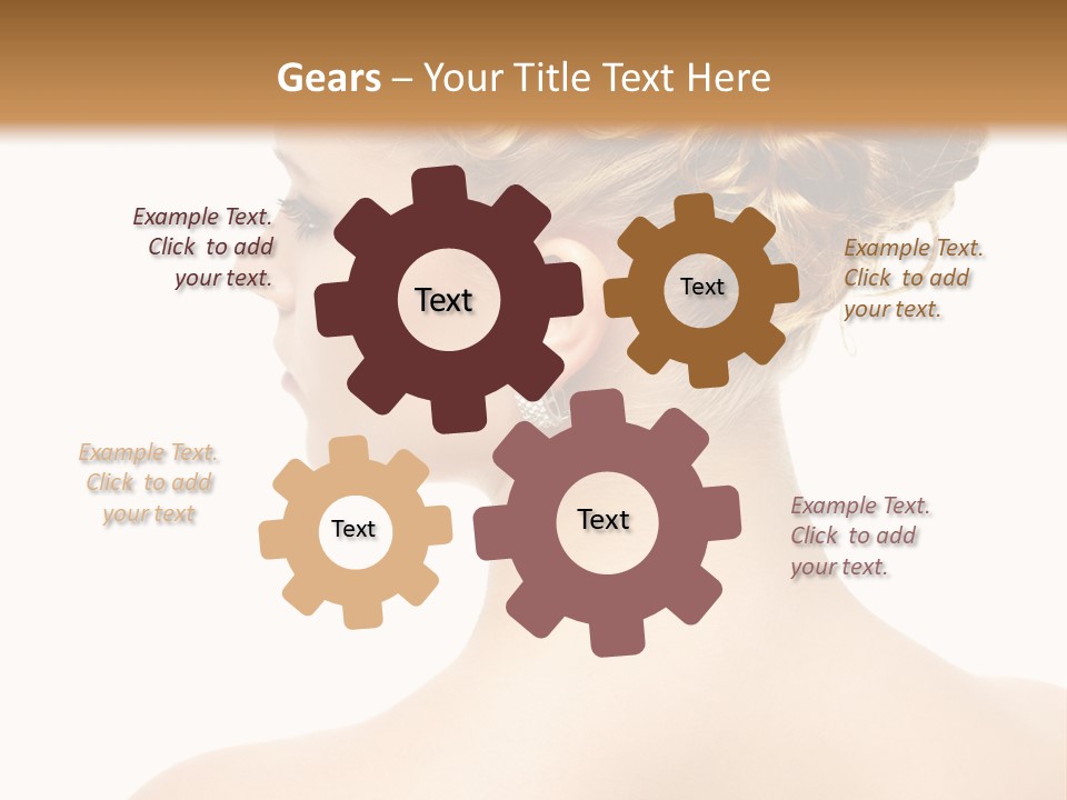 Sexy  Hairdo PowerPoint Template