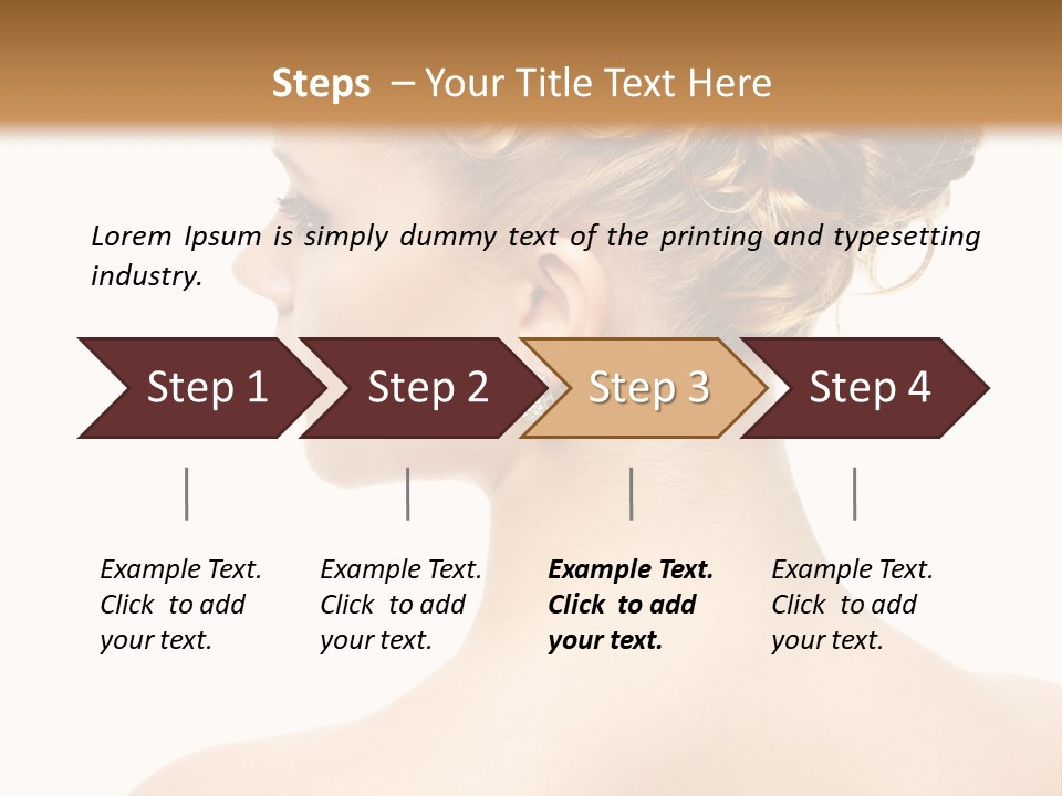 Sexy  Hairdo PowerPoint Template