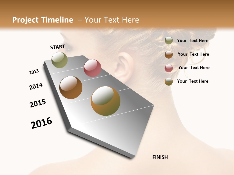 Sexy  Hairdo PowerPoint Template